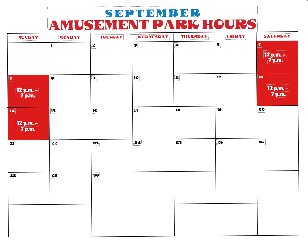 Park Schedule